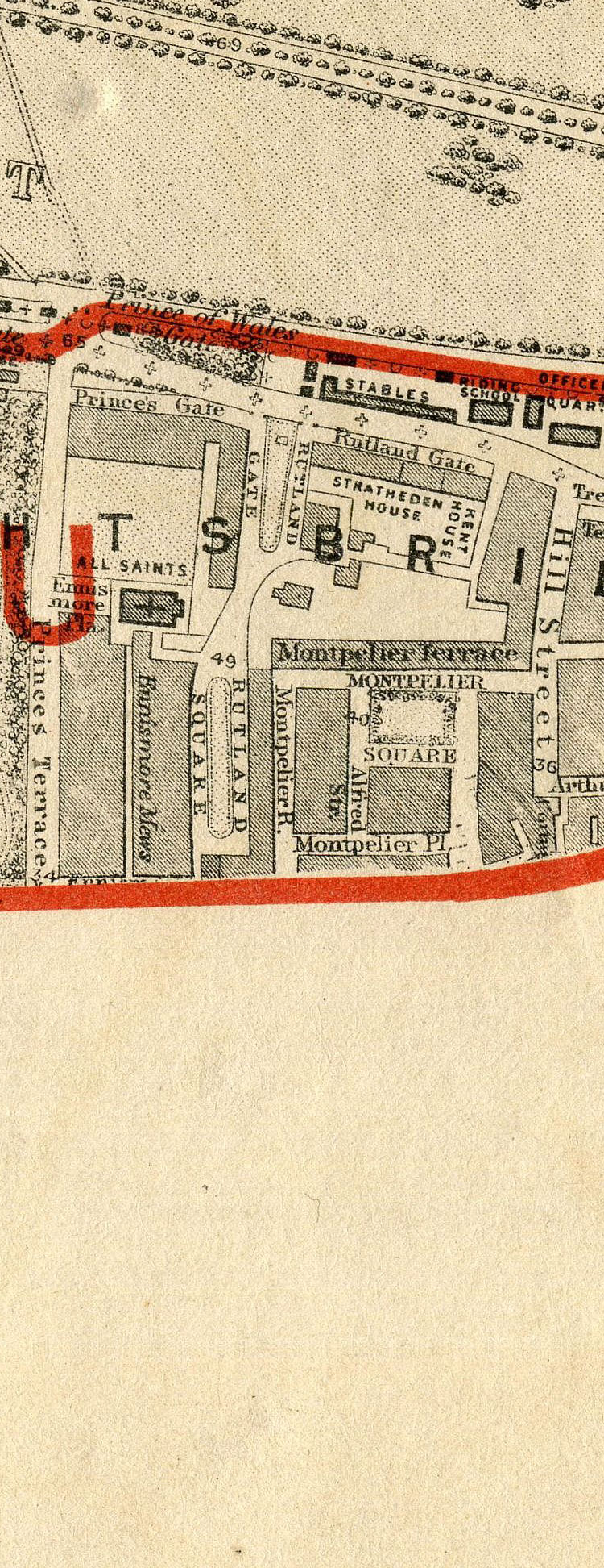 Stanford's School Board Map - Westminster 1877