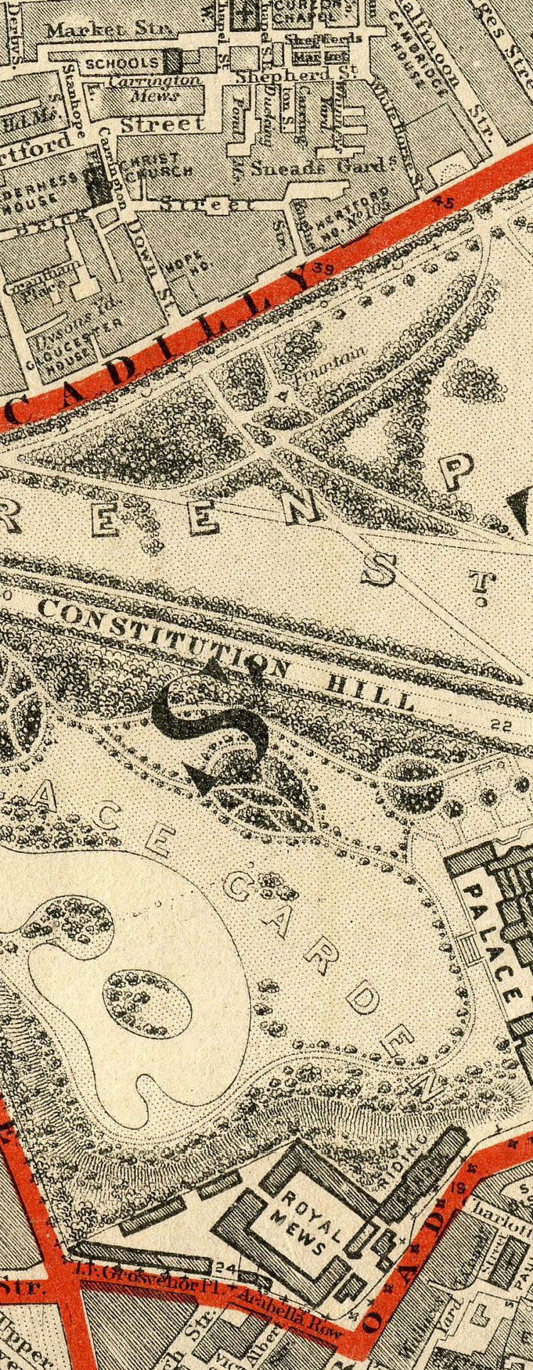 Stanford's School Board Map - Westminster 1877
