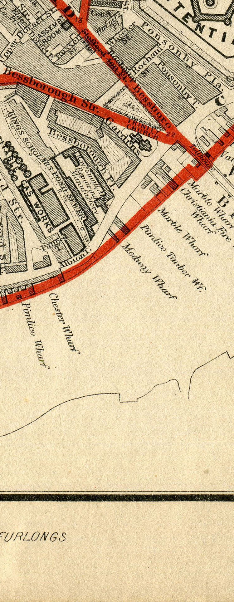 Stanford's School Board Map - Westminster 1877
