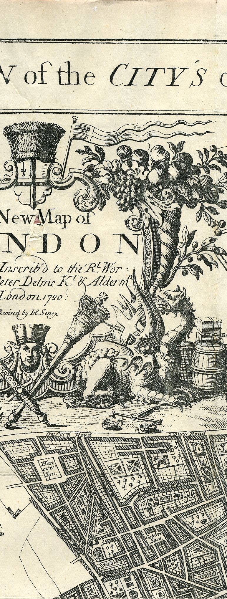 Senex's Plan Of London 1720
