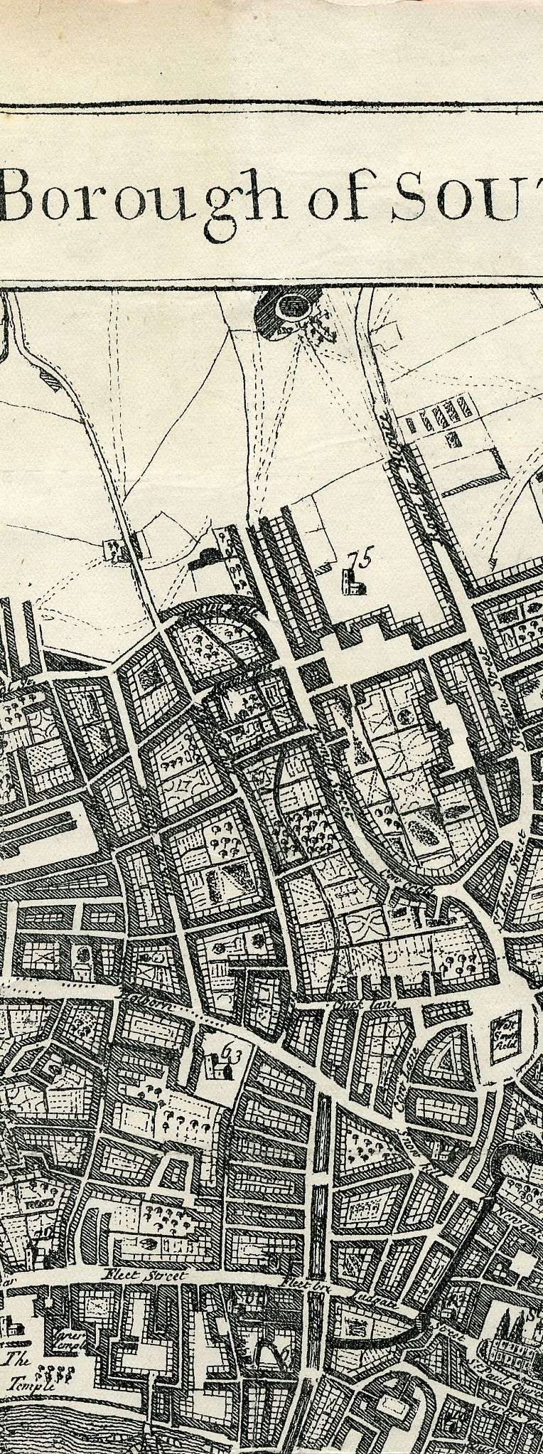 Senex's Plan Of London 1720