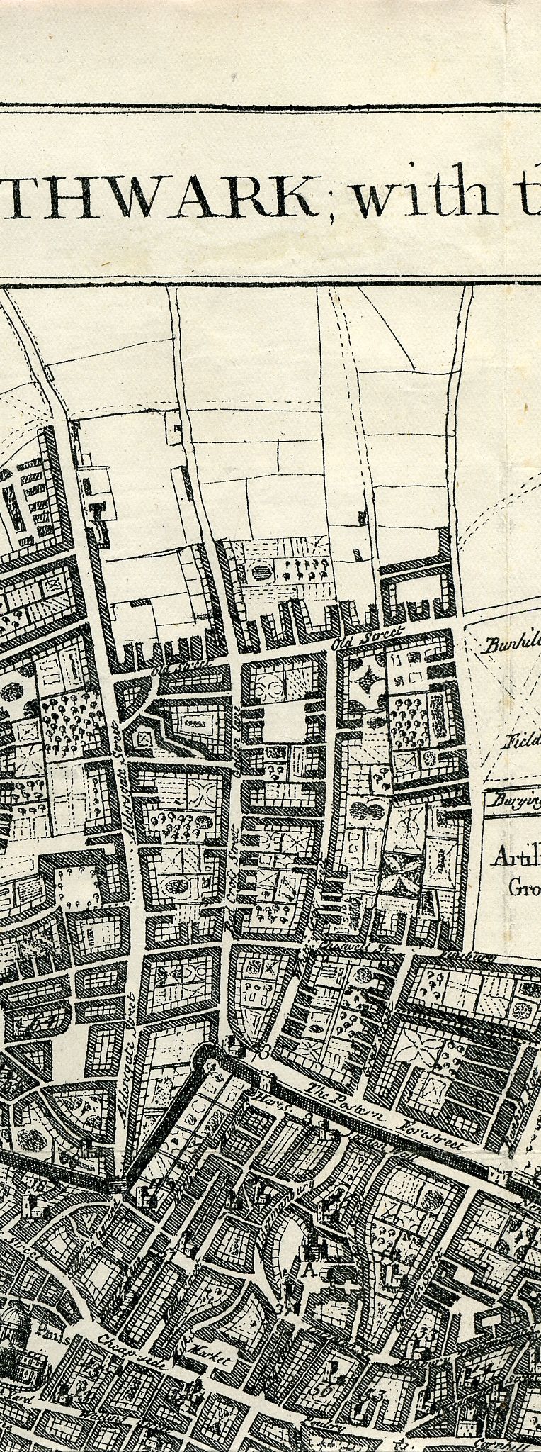Senex's Plan Of London 1720