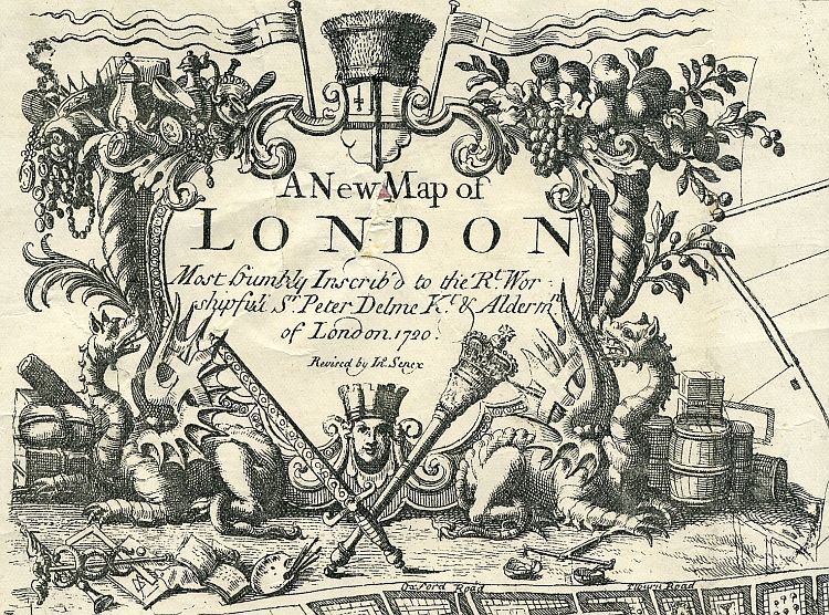 Senex's Plan Of London 1720