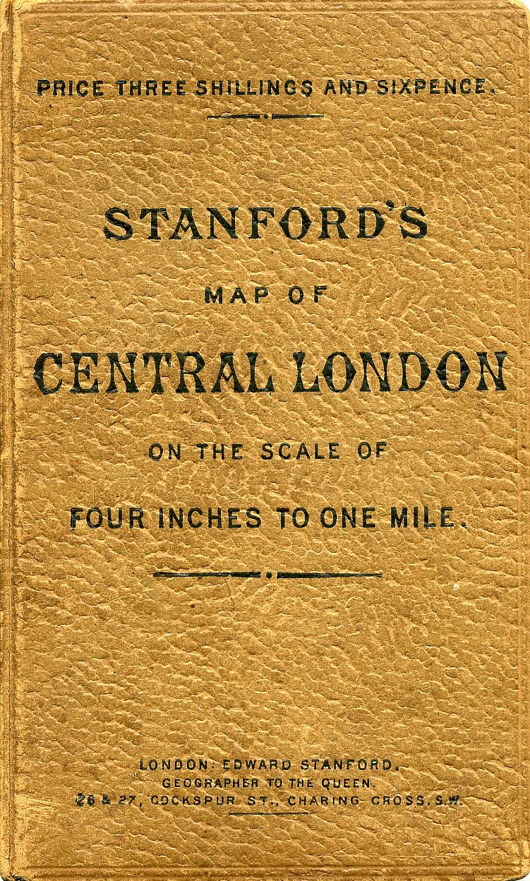 Stanford's Map Of Central London 1897