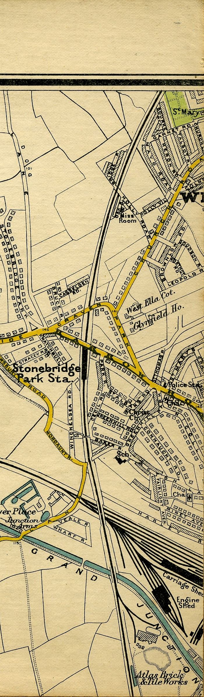 Stanford's Map Of Central London 1897