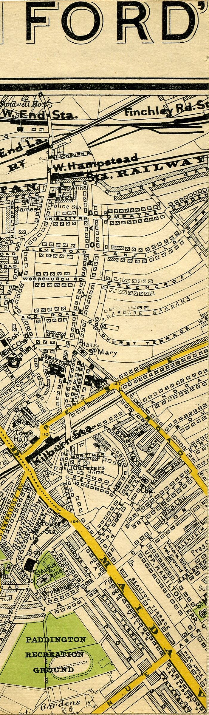 Stanford's Map Of Central London 1897