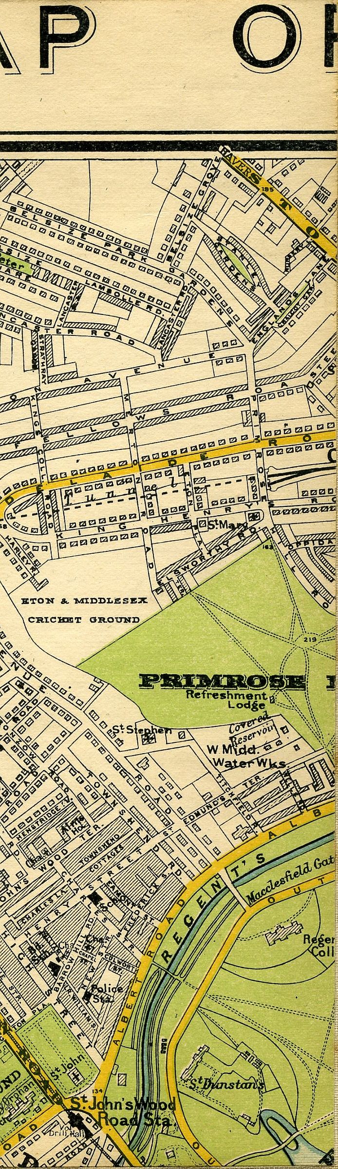 Stanford's Map Of Central London 1897