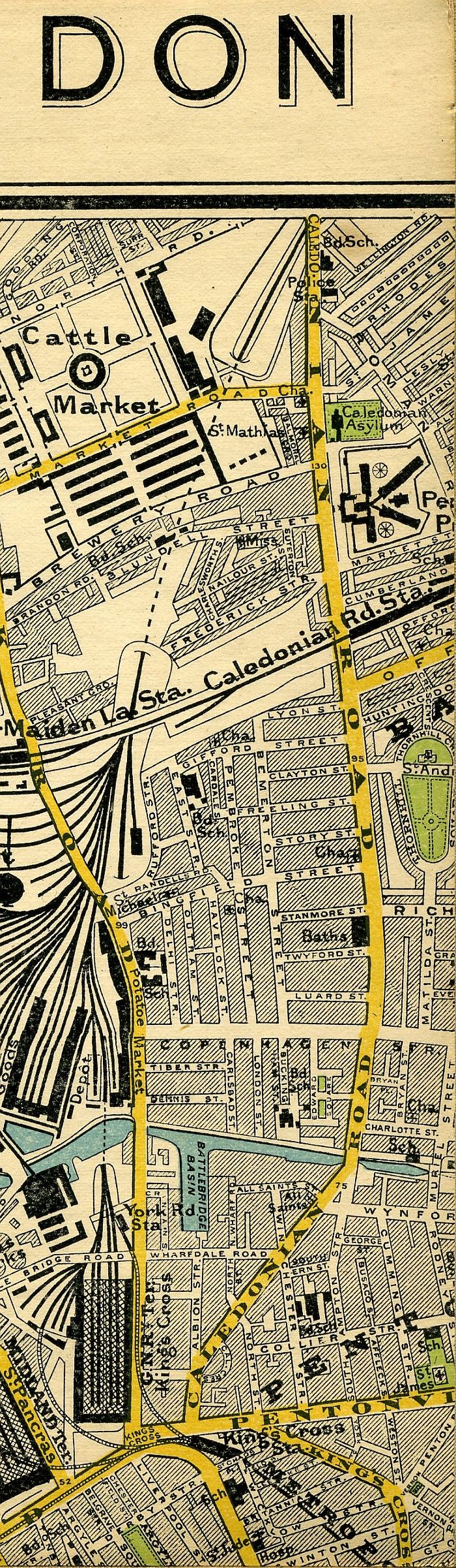 Stanford's Map Of Central London 1897