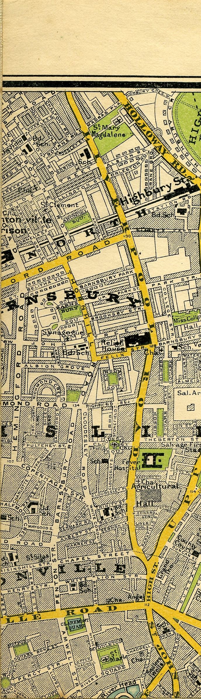 Stanford's Map Of Central London 1897