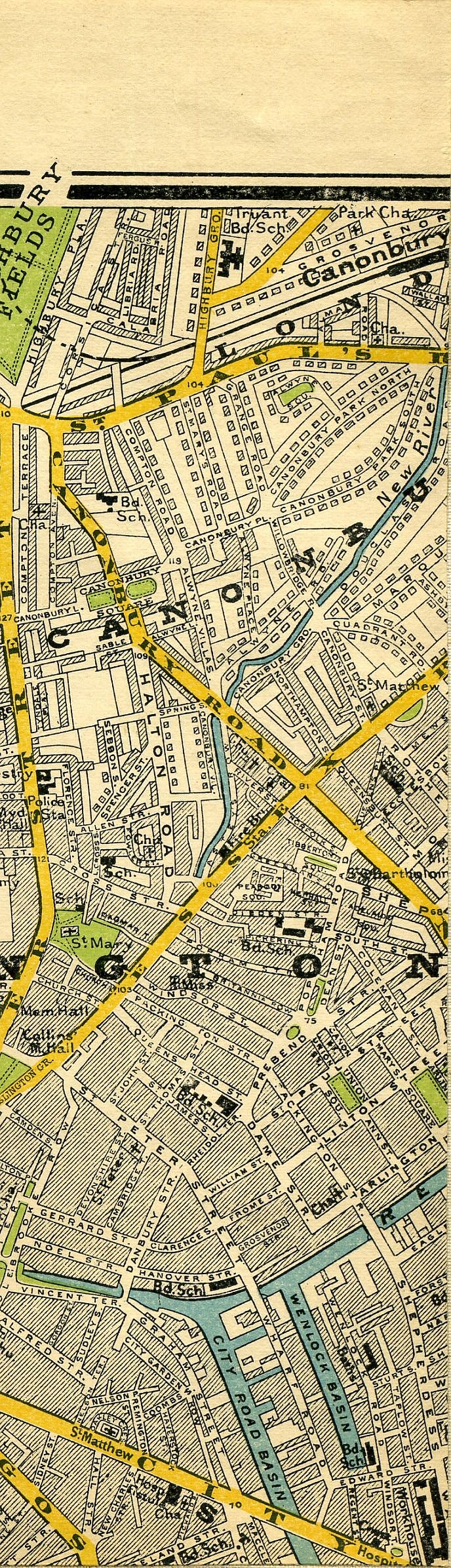 Stanford's Map Of Central London 1897