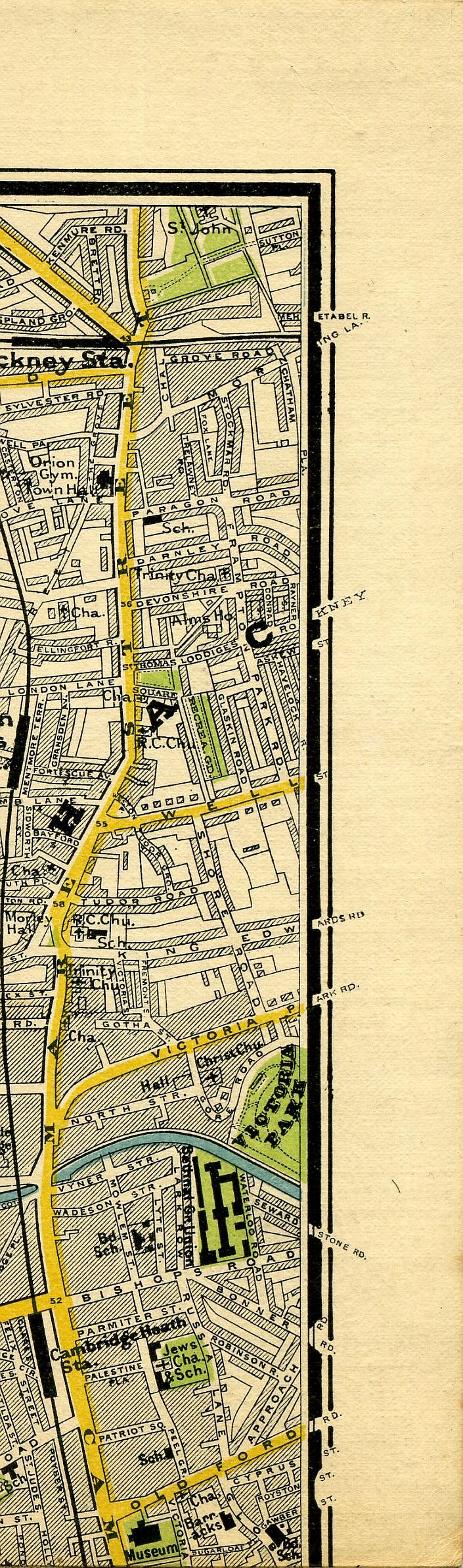 Stanford's Map Of Central London 1897