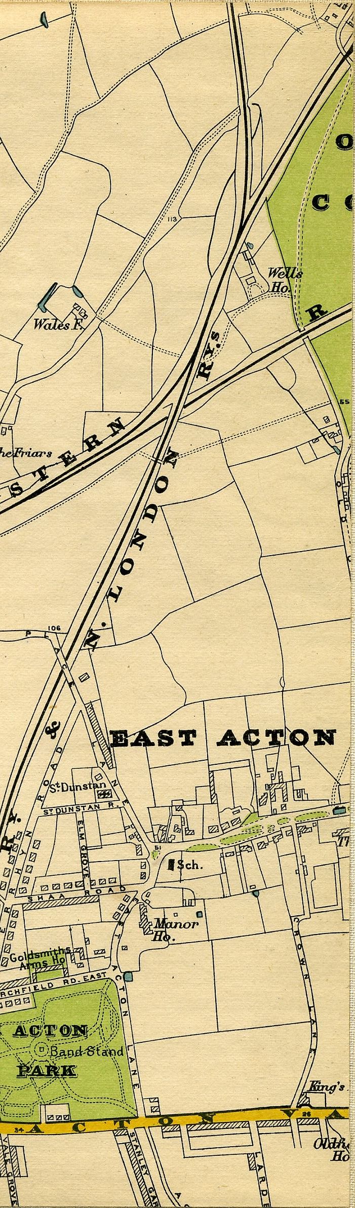 Stanford's Map Of Central London 1897