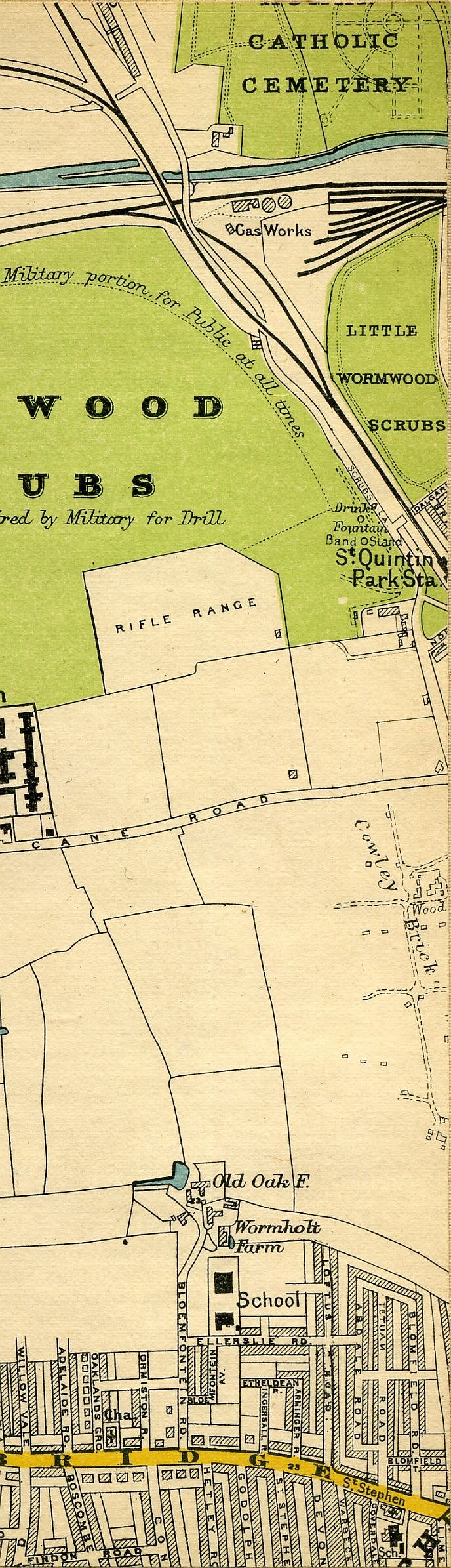 Stanford's Map Of Central London 1897