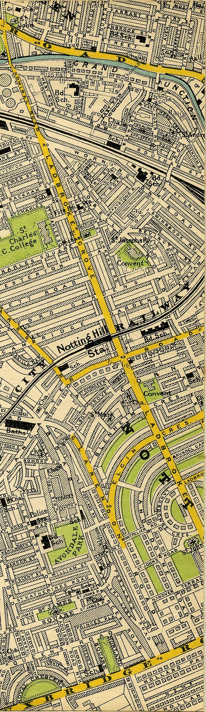 Stanford's Map Of Central London 1897