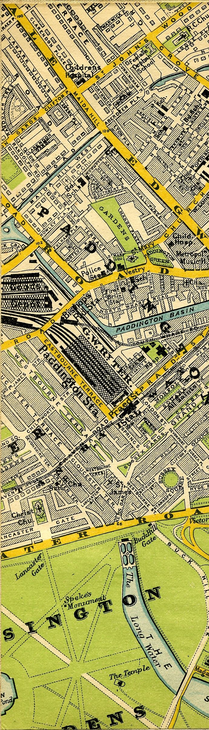 Stanford's Map Of Central London 1897