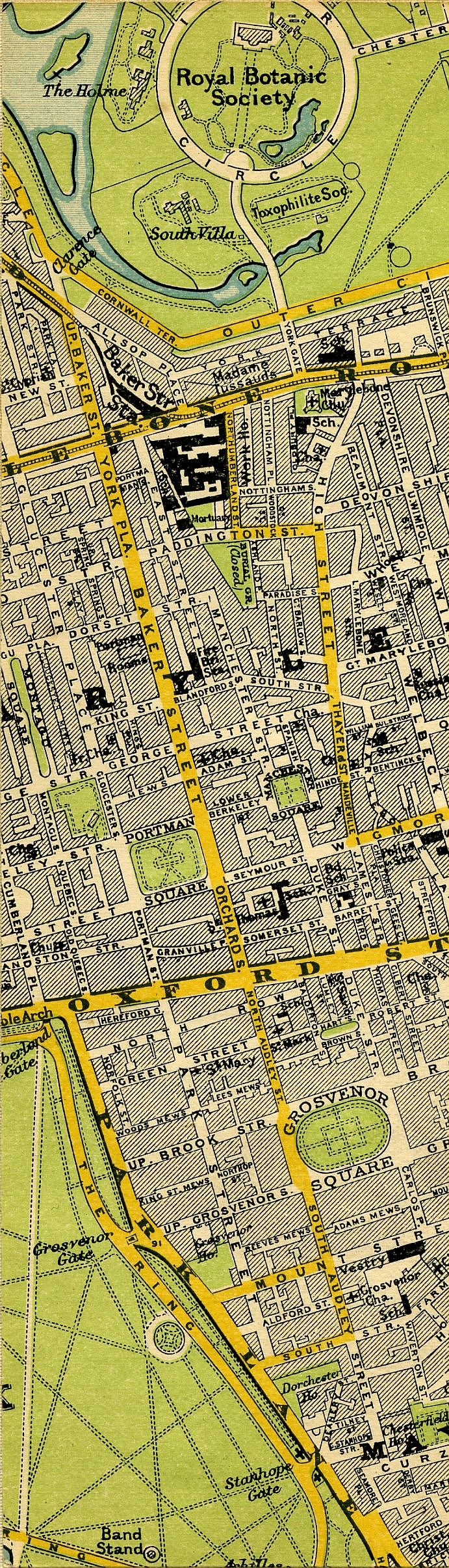 Stanford's Map Of Central London 1897