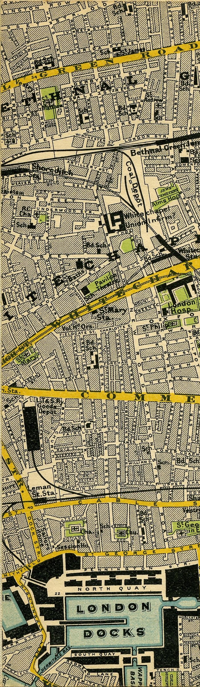 Stanford's Map Of Central London 1897