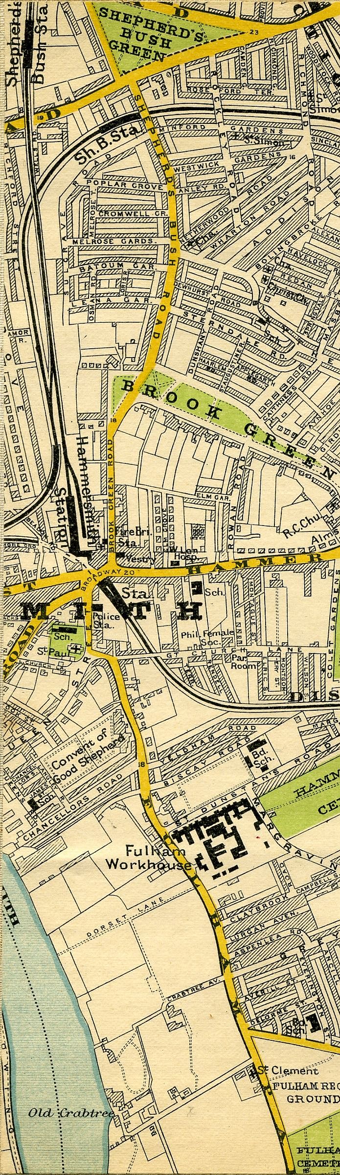 Stanford's Map Of Central London 1897