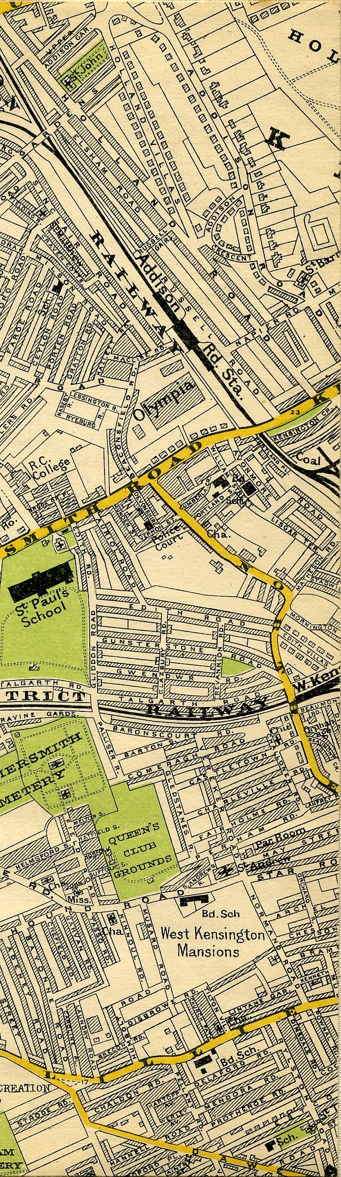 Stanford's Map Of Central London 1897