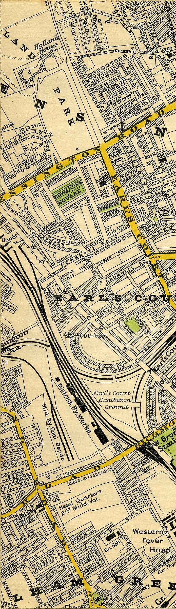 Stanford's Map Of Central London 1897