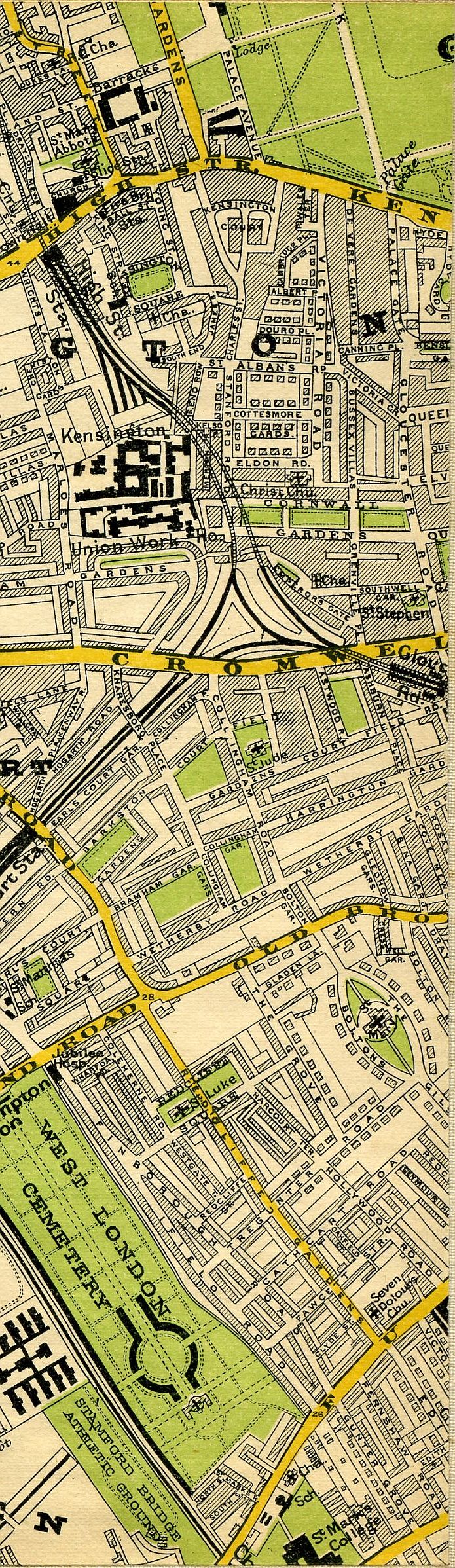 Stanford's Map Of Central London 1897
