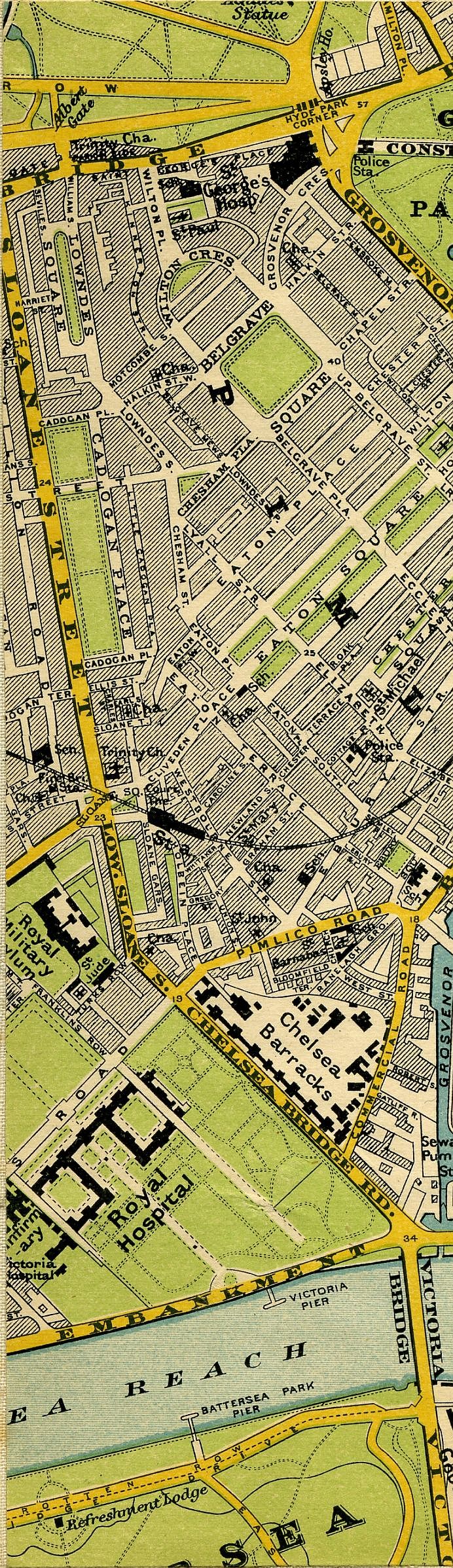 Stanford's Map Of Central London 1897
