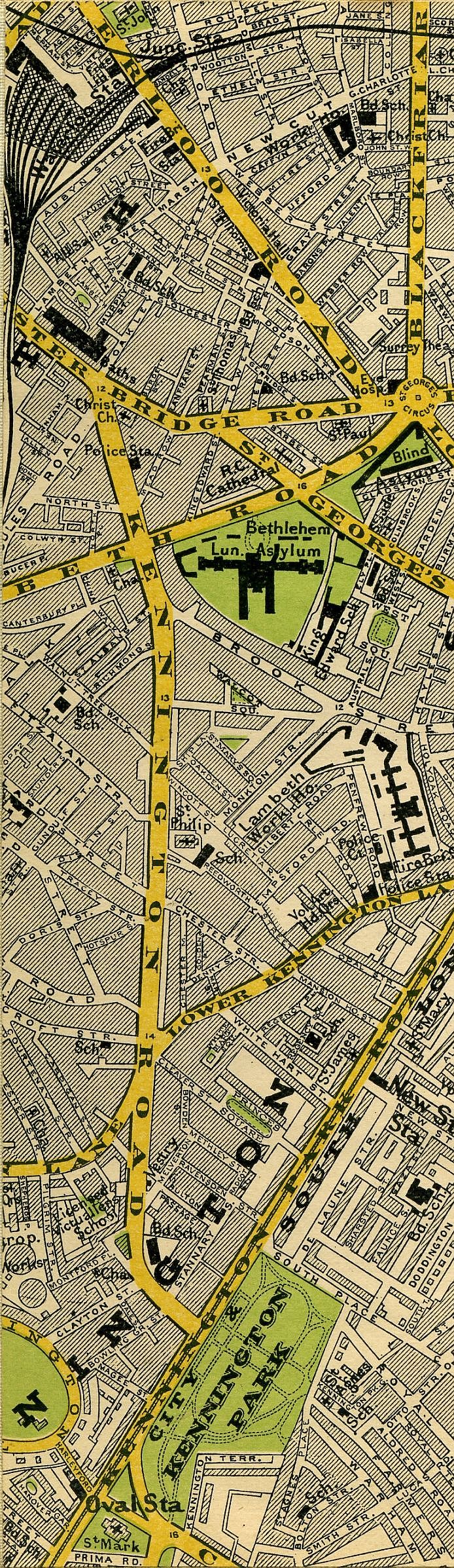 Stanford's Map Of Central London 1897