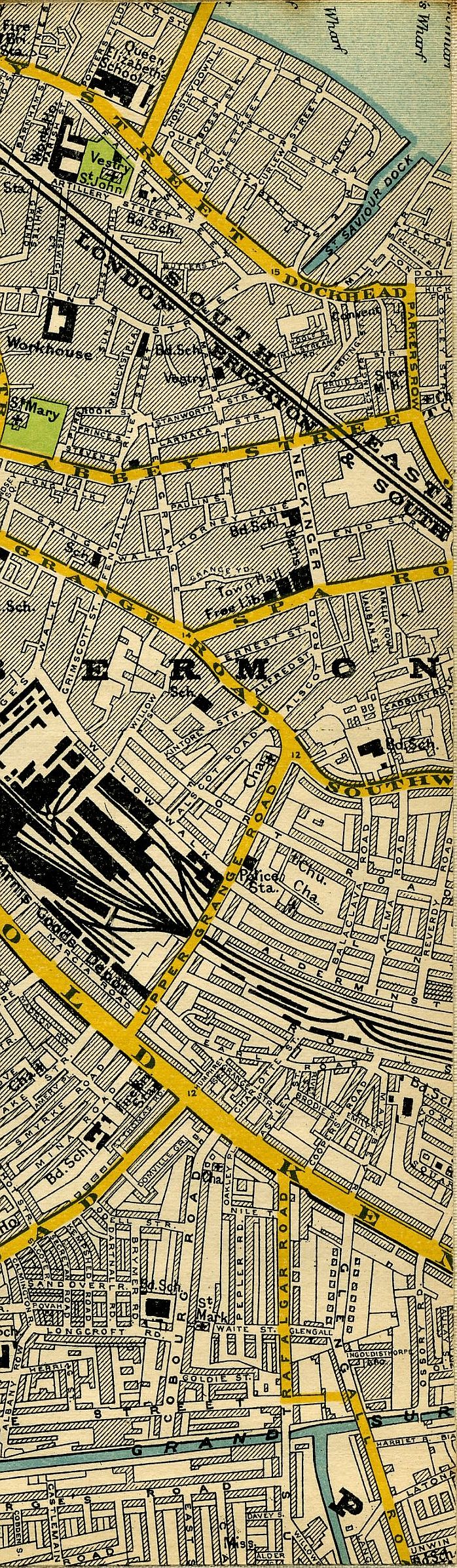 Stanford's Map Of Central London 1897