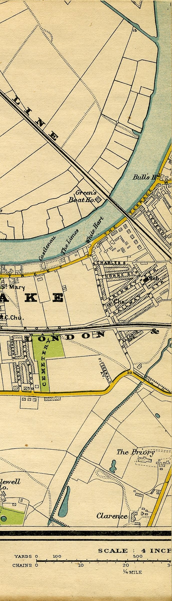 Stanford's Map Of Central London 1897