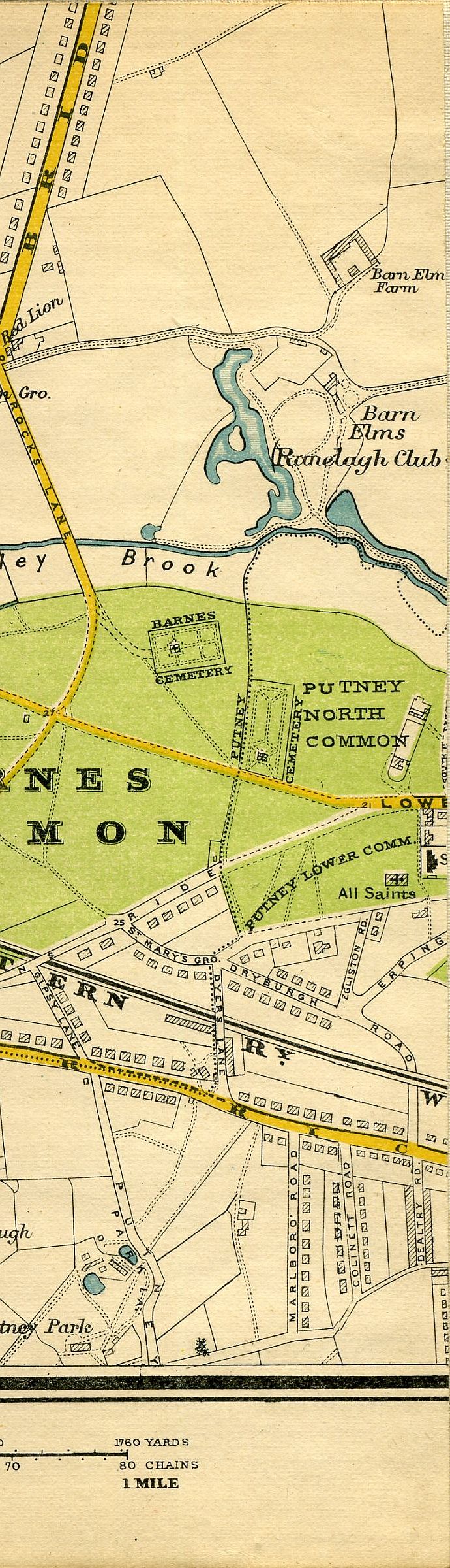 Stanford's Map Of Central London 1897