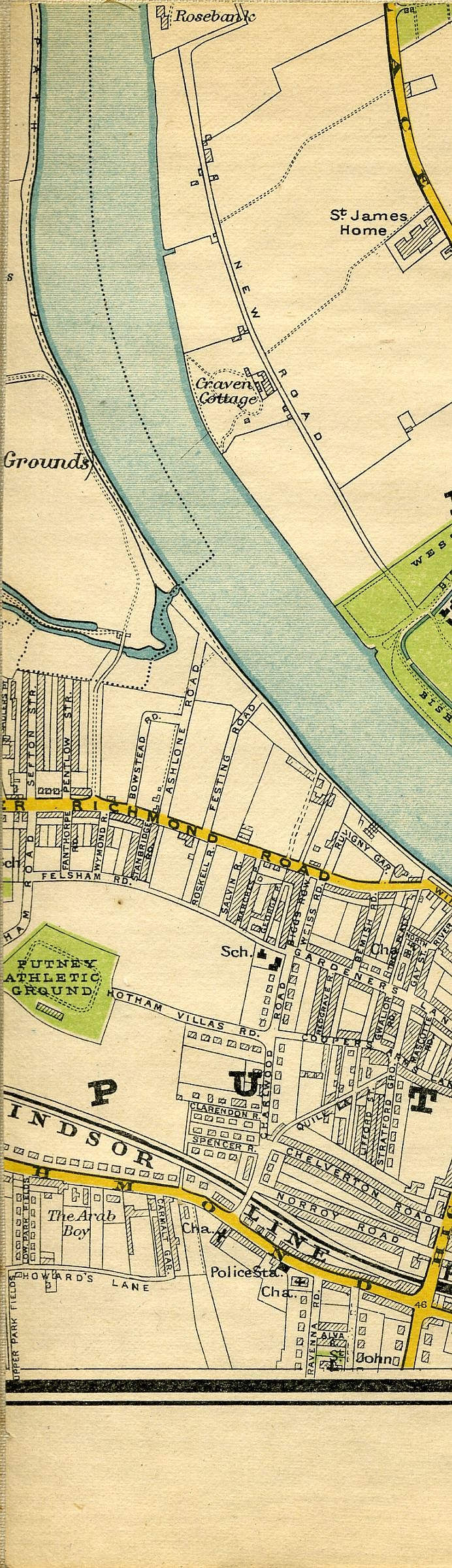 Stanford's Map Of Central London 1897