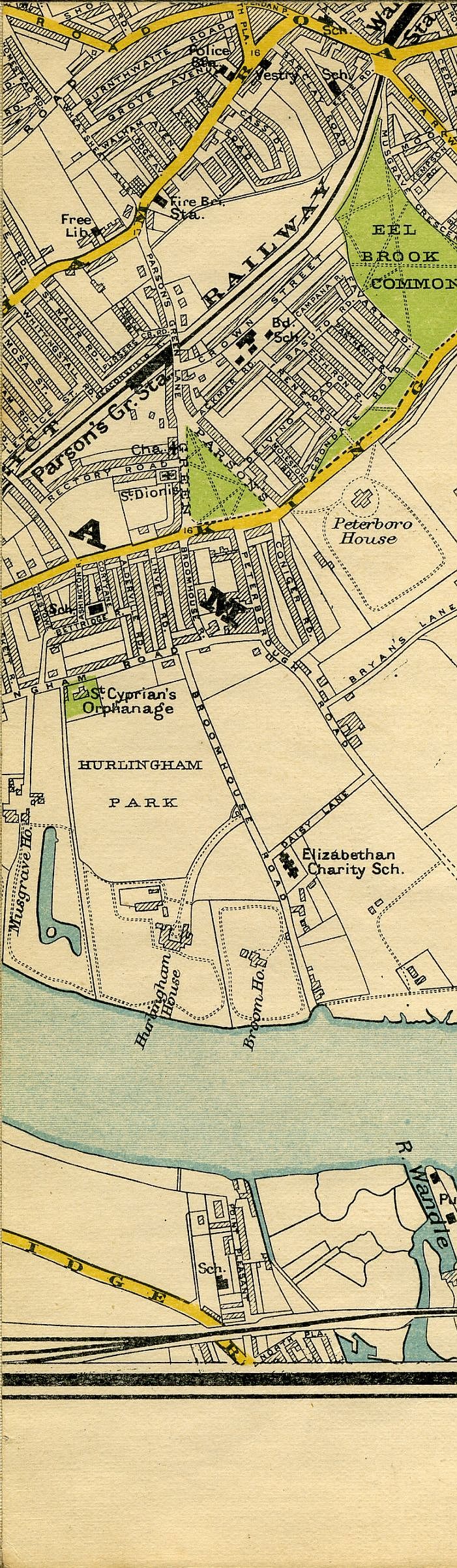 Stanford's Map Of Central London 1897