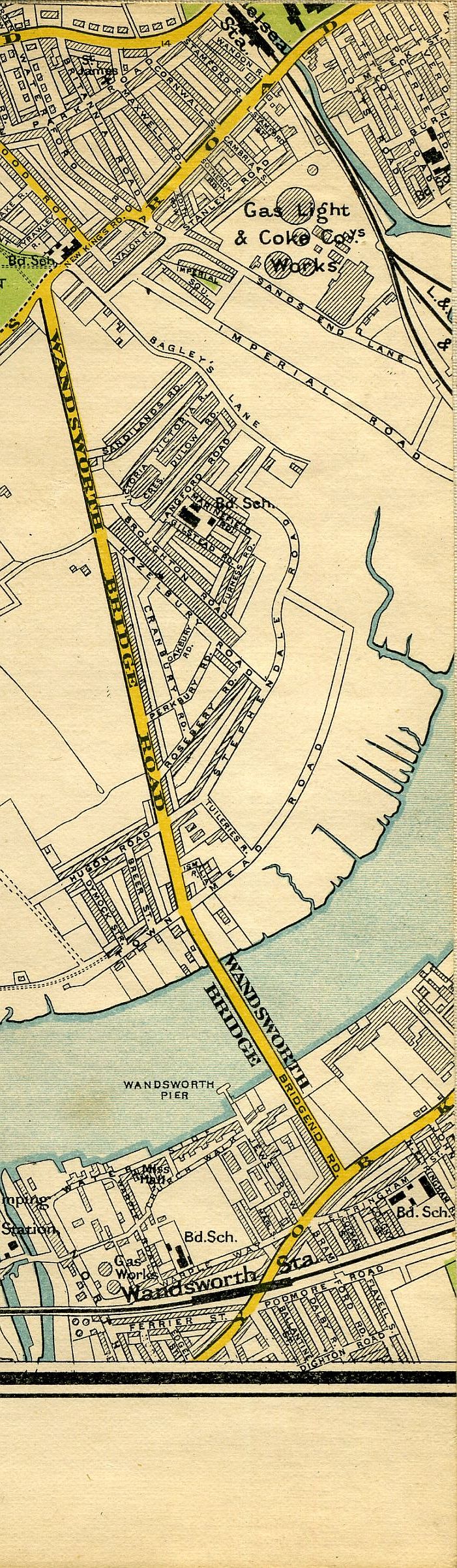 Stanford's Map Of Central London 1897