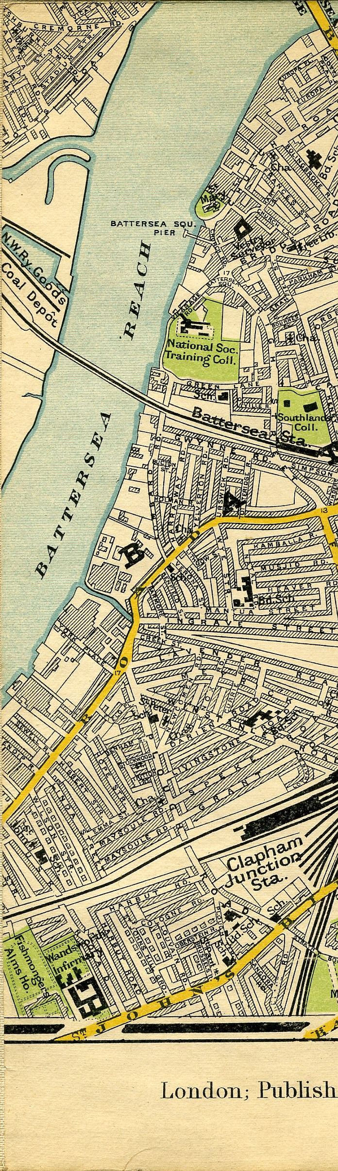 Stanford's Map Of Central London 1897