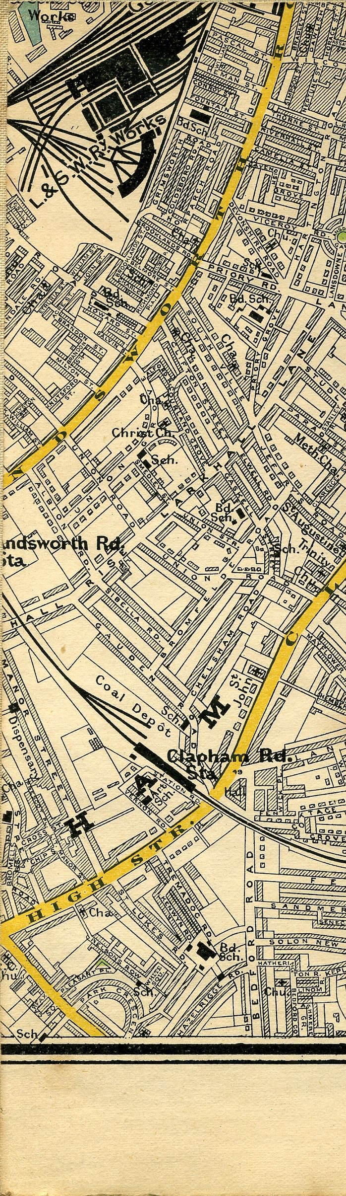 Stanford's Map Of Central London 1897