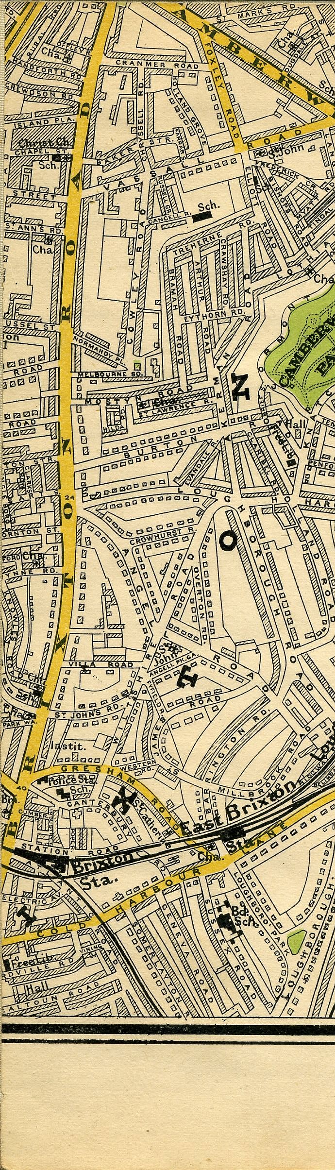 Stanford's Map Of Central London 1897
