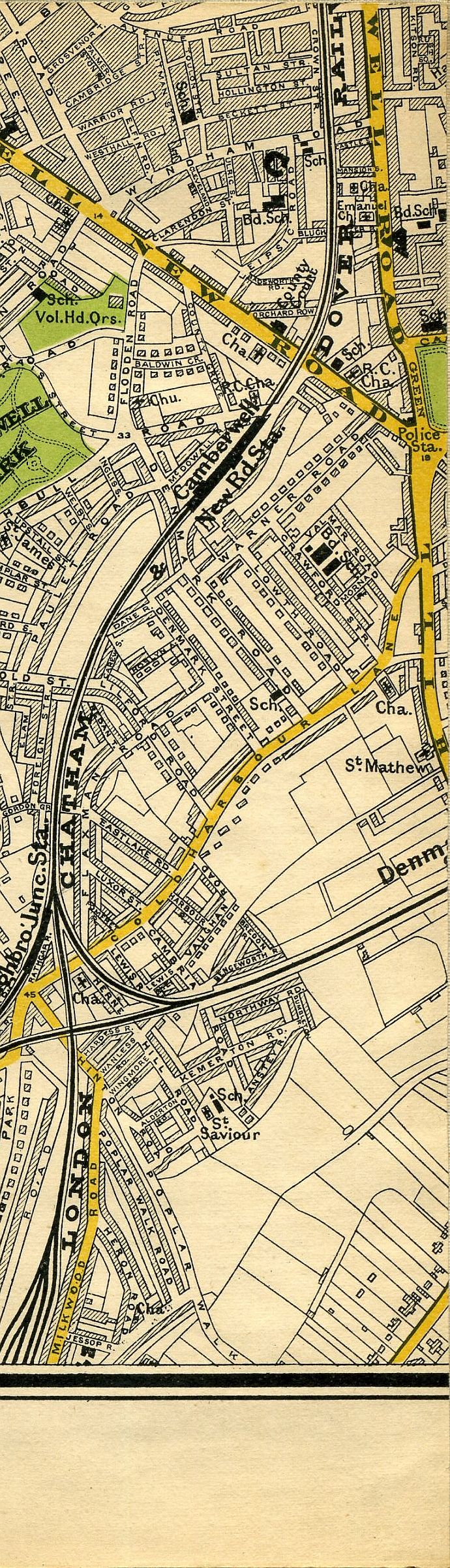 Stanford's Map Of Central London 1897