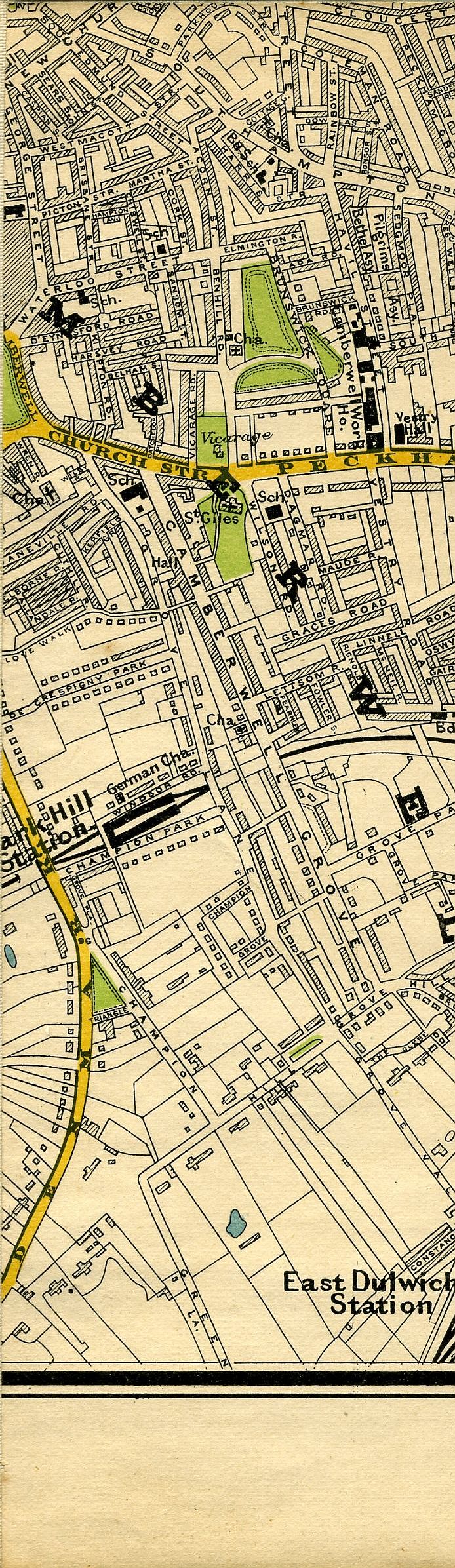 Stanford's Map Of Central London 1897