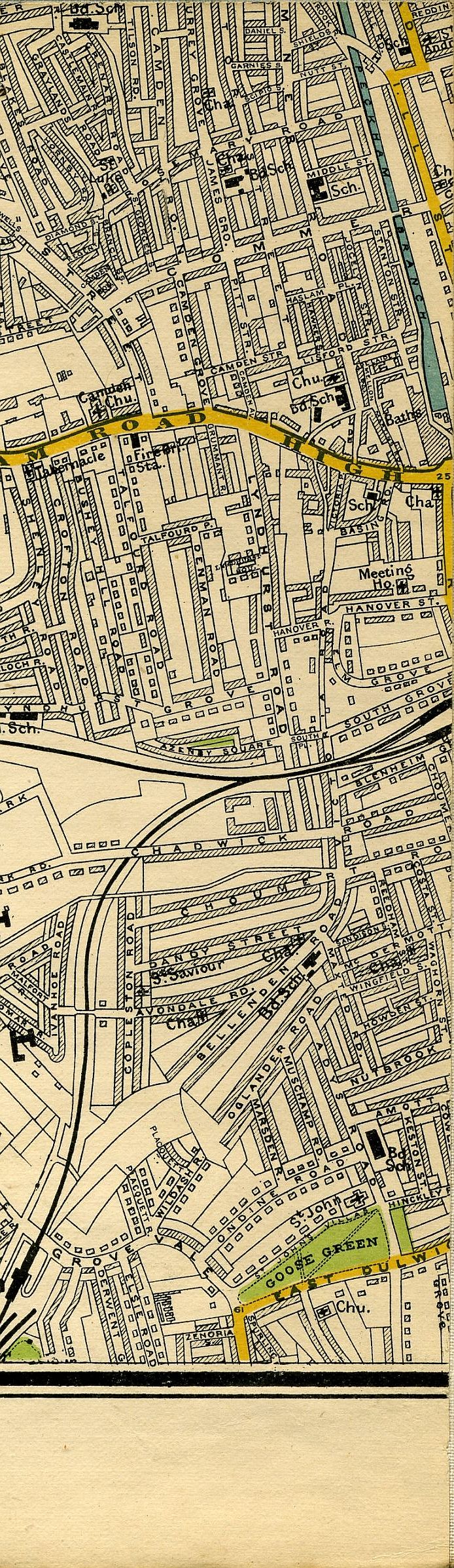 Stanford's Map Of Central London 1897