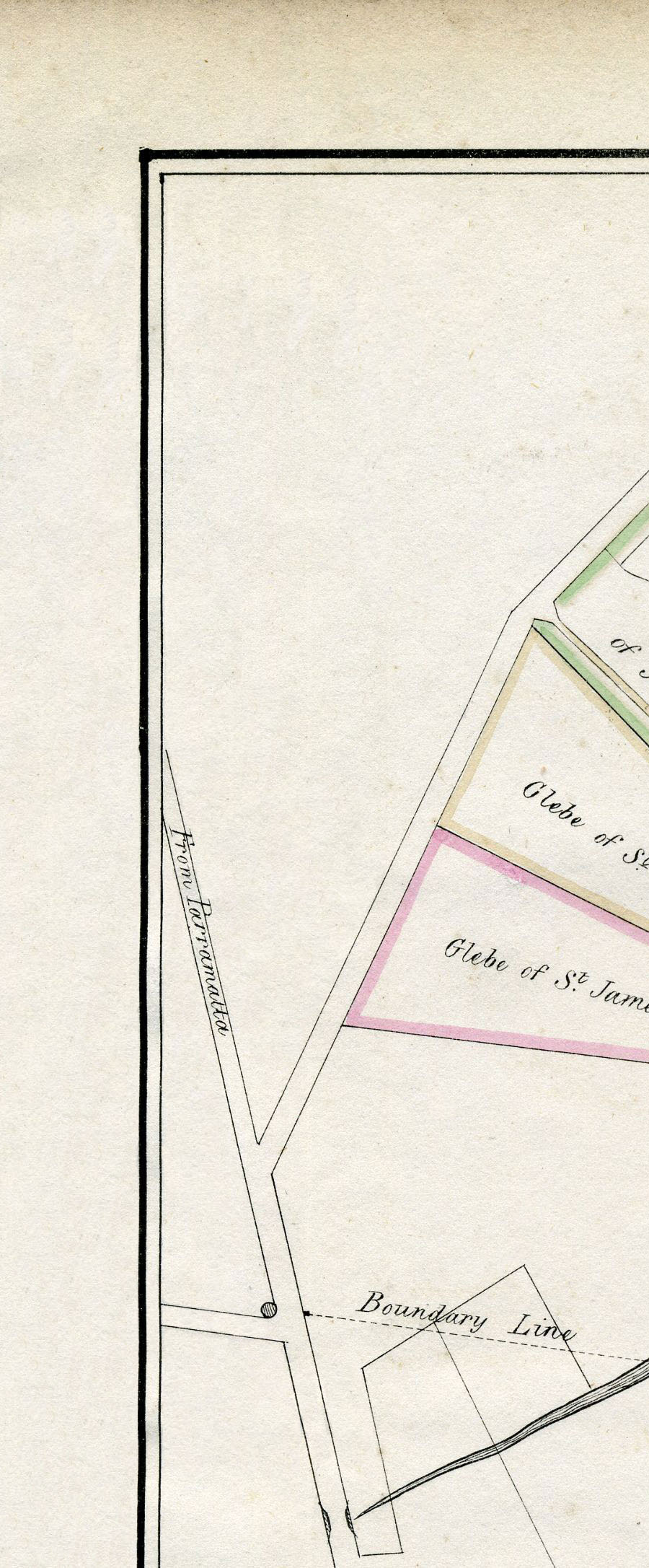 Plan Of Sydney With Pyrmont 1836