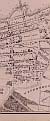 Darling Harbour, Soldier's Point, Military Bathing House, Sussex Street, Kent Street, Clarence Street, York Street, George Street, Pitt Street, West King Street, East King Street, Erskine Street, Watch House, Police Magistrate, Military Barracks, Barrack Lane, Barrack Square, Scotch Church, Jamison Street, Treasury, St. Philip's Church, Castlereagh Street, Elizabeth Street,  Phillip Street, Macquaire Street, Post Office, Spring Street, O'Connell Street, Hunter Street, Bligh Street, Bent Street, School House, Court House, St. James's Church, Surveyor General's Office, Chapel, School of Industry, General Hospital, Hyde Park Barracks, Catholic Chapel, Government Domain, & Botanic Gardens